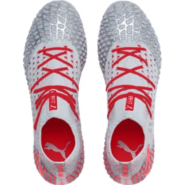 Chuteiras Puma Future 4.1 Netfit Fg Ag M 105579 01 multicolorido cinza 1