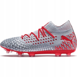 Chuteiras Puma Future 4.1 Netfit Fg Ag M 105579 01 multicolorido cinza 2