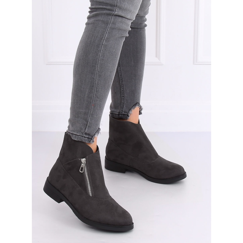 Botas cinza camurça cinza 20195 cinza 1