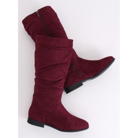 Botas rasas, vinho M629 vinho vermelho 1