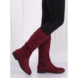 Botas rasas, vinho M629 vinho vermelho 2