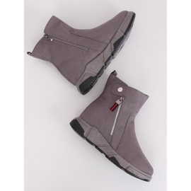 Botas cinza SJ1938 cinza em um estilo esportivo 2