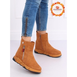 Botas em estilo camelo esportivo SJ1938 Camel marrom 1