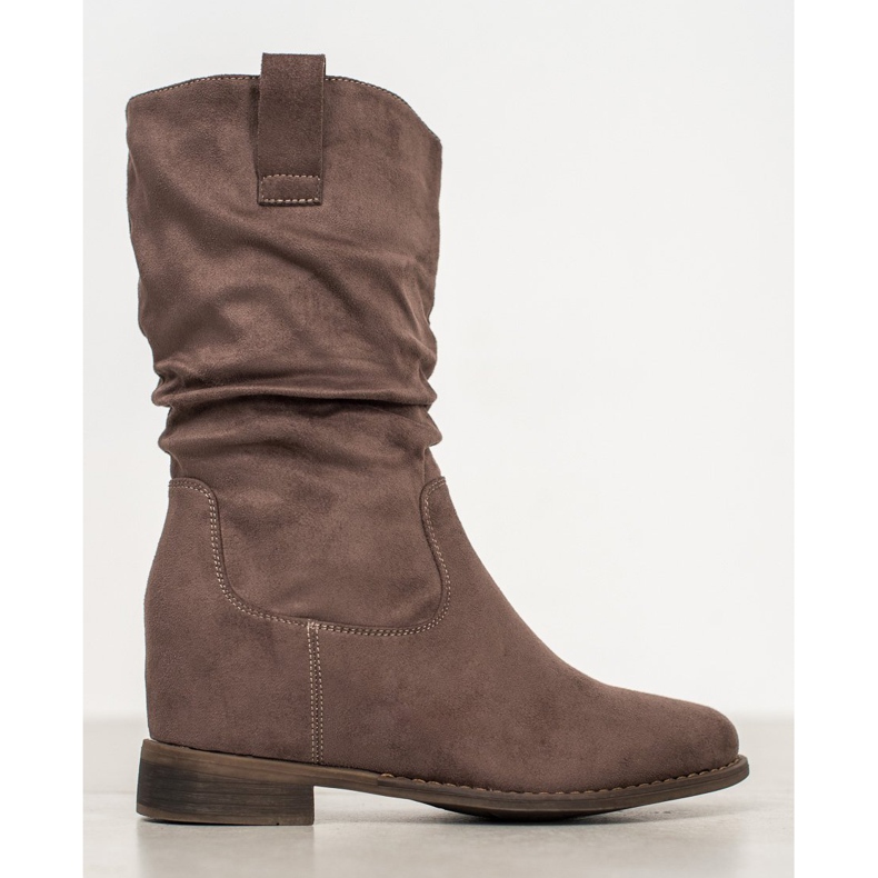 Super Mode Botas de cowboy clássicas cáqui verde 1 Super Mode Botas de cowboy clássicas cáqui verde 1