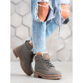 Arrigo Bello Botas quentes de caminhada cinza 2