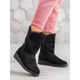 Kylie Mukluki quente preto 2