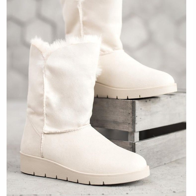 Kylie Mukluki quente branco 2