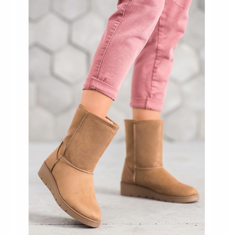 Kylie High Mukluki marrom 1