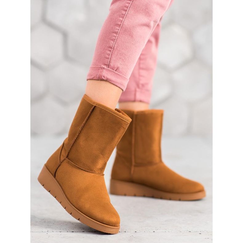 Kylie High Mukluki marrom 1