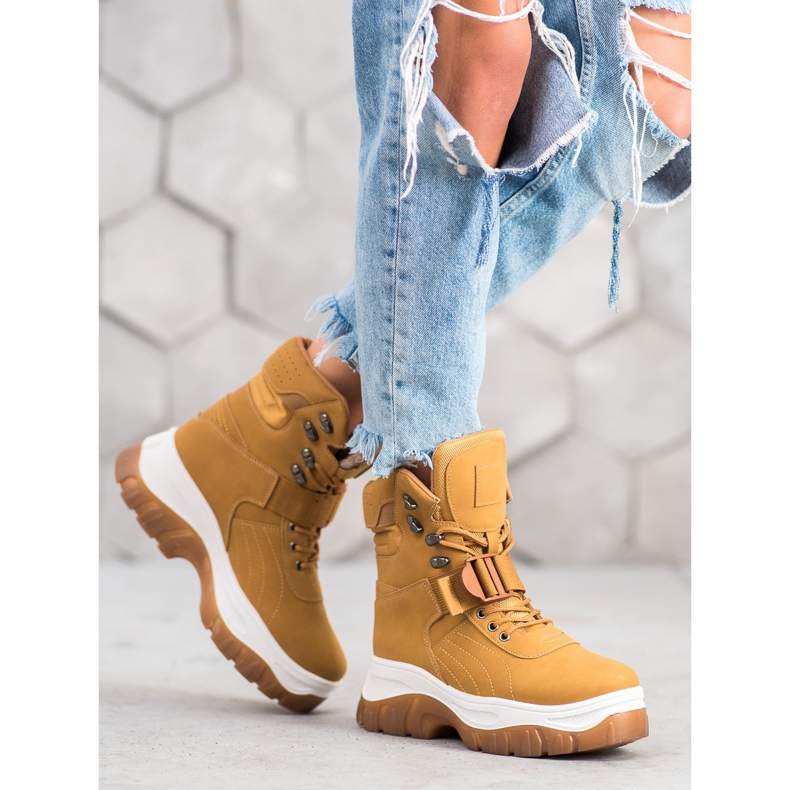 Seastar Botas quentes da moda marrom 1