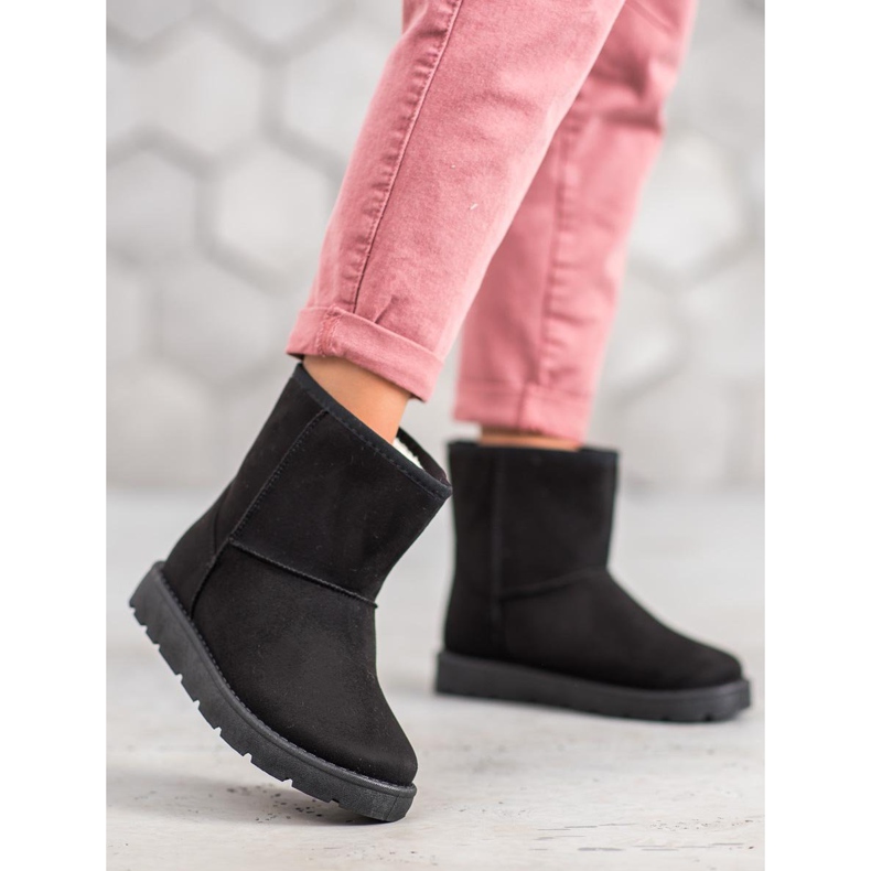 SHELOVET Mukluki Preto Com Pele 1