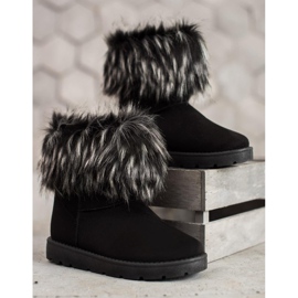 SHELOVET Mukluki Preto Com Pele 2