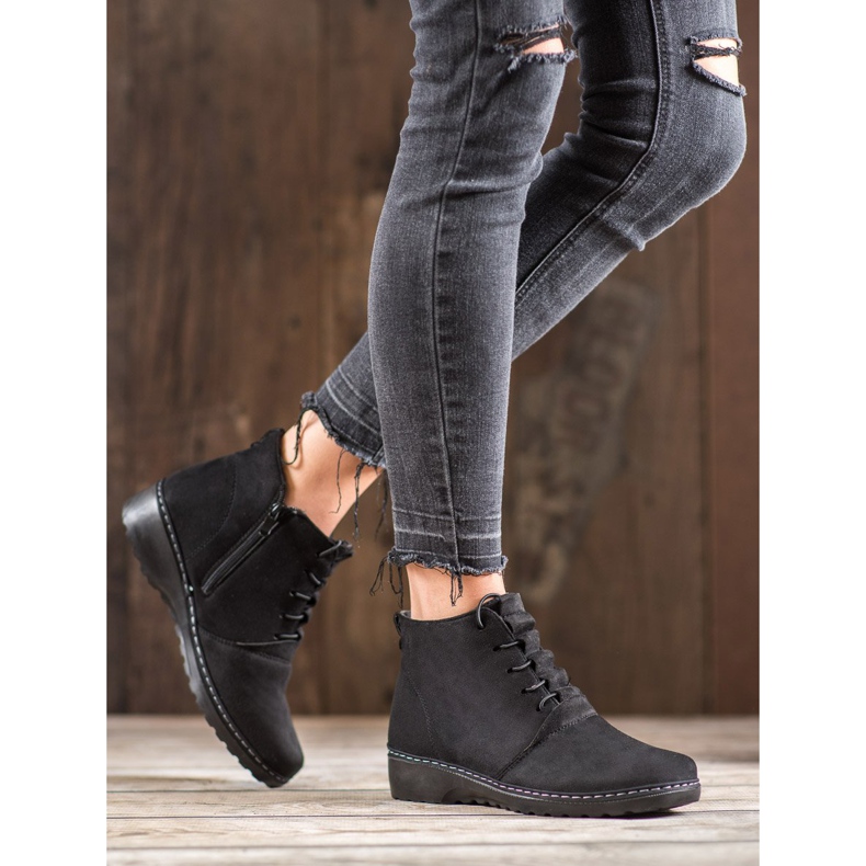 CABIN Botas confortáveis preto 1