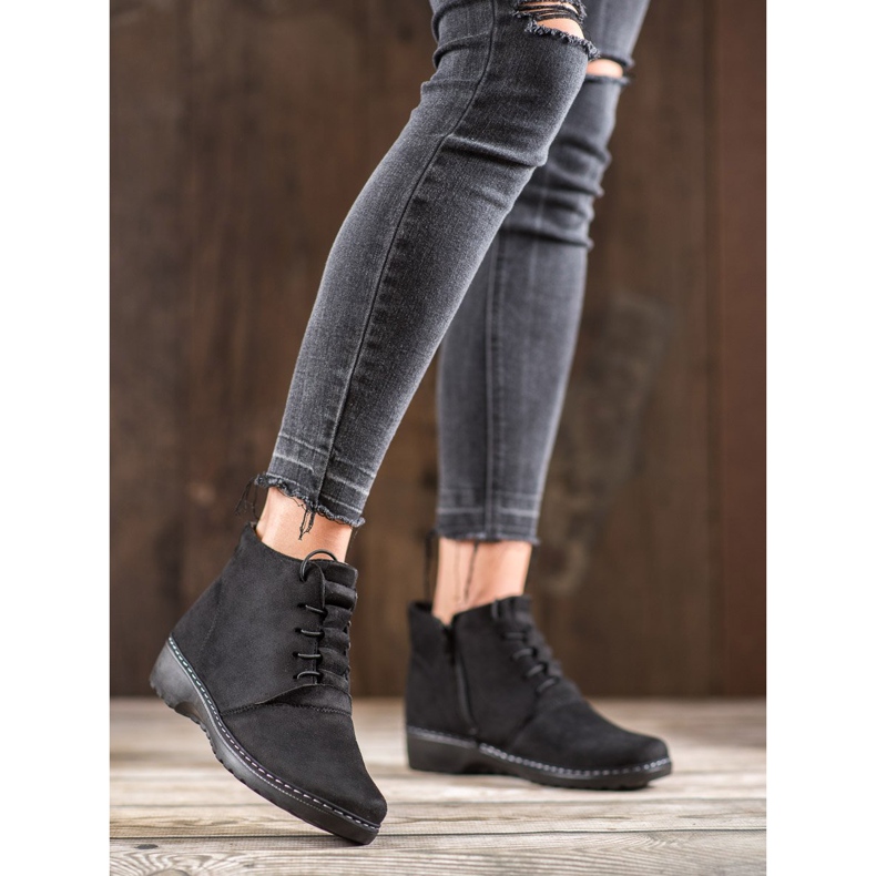 CABIN Botas confortáveis preto 2