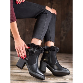 SHELOVET Botas Com Pele preto 1