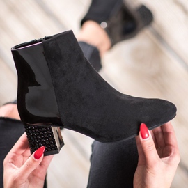 SHELOVET Botas elegantes no poste preto 1