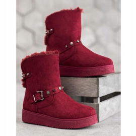 SHELOVET Mukluki com jatos vermelho 2 SHELOVET Mukluki com jatos vermelho 2