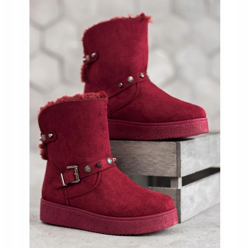 SHELOVET Mukluki com jatos vermelho 2 SHELOVET Mukluki com jatos vermelho 2