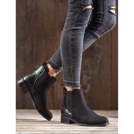 Erynn Botas pretas Jodhpur Snake Print preto 1 Erynn Botas pretas Jodhpur Snake Print preto 1