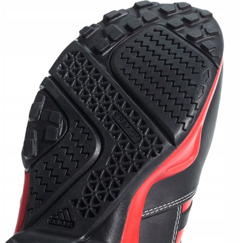 Sapatos de trekking adidas Terrex Hydro Lace M CQ1755 preto vermelho 2
