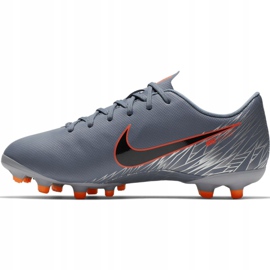 Chuteiras Nike Mercurial Vapor 12 Academy Mg Jr AH7347 408 multicolorido cinza 1