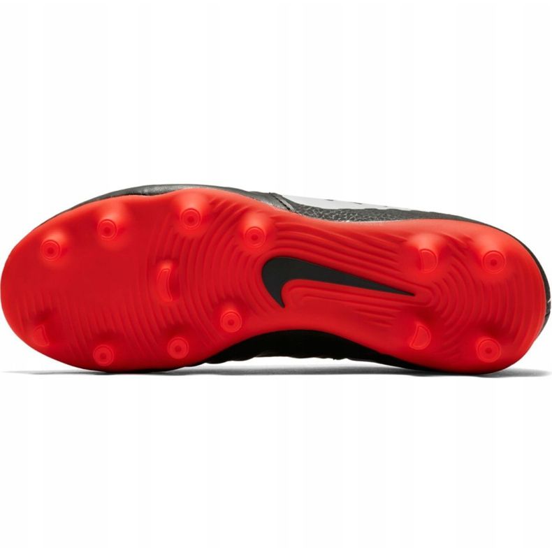 Chuteiras de futebol Nike Tiempo Legend 7 Club Mg Jr AO2300 006 branco, preto, vermelho preto 2