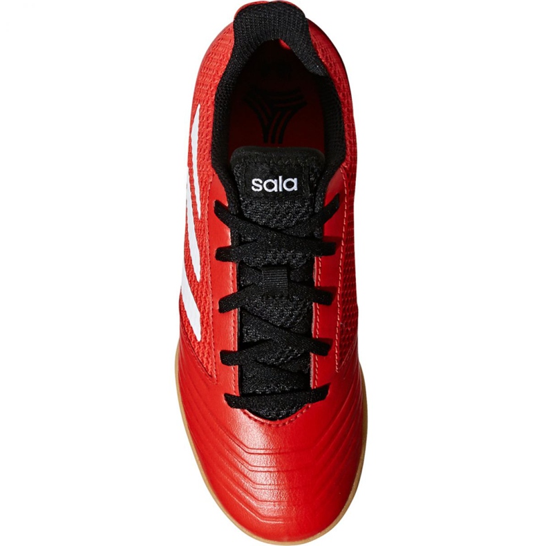 Chuteiras Adidas Predator Tango 18.4 Sala Jr DB2343 vermelho vermelho 2 Chuteiras Adidas Predator Tango 18.4 Sala Jr DB2343 vermelho vermelho 2