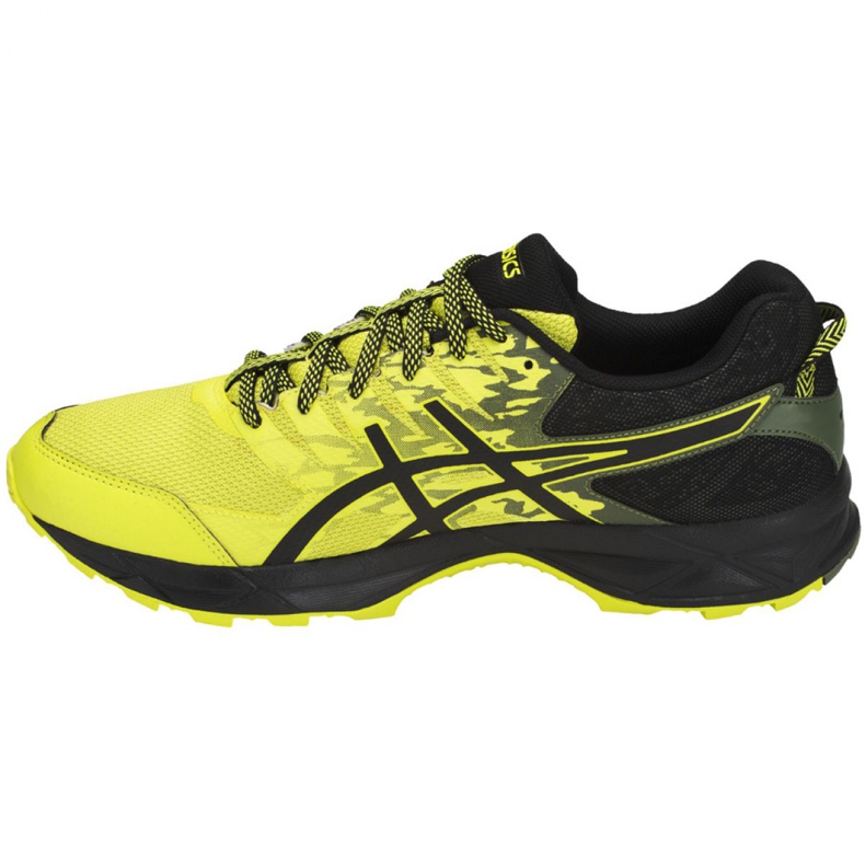 Tênis de corrida Asics Gel Sonoma 3 M Gtx T727N- 8990 preto amarelo 2