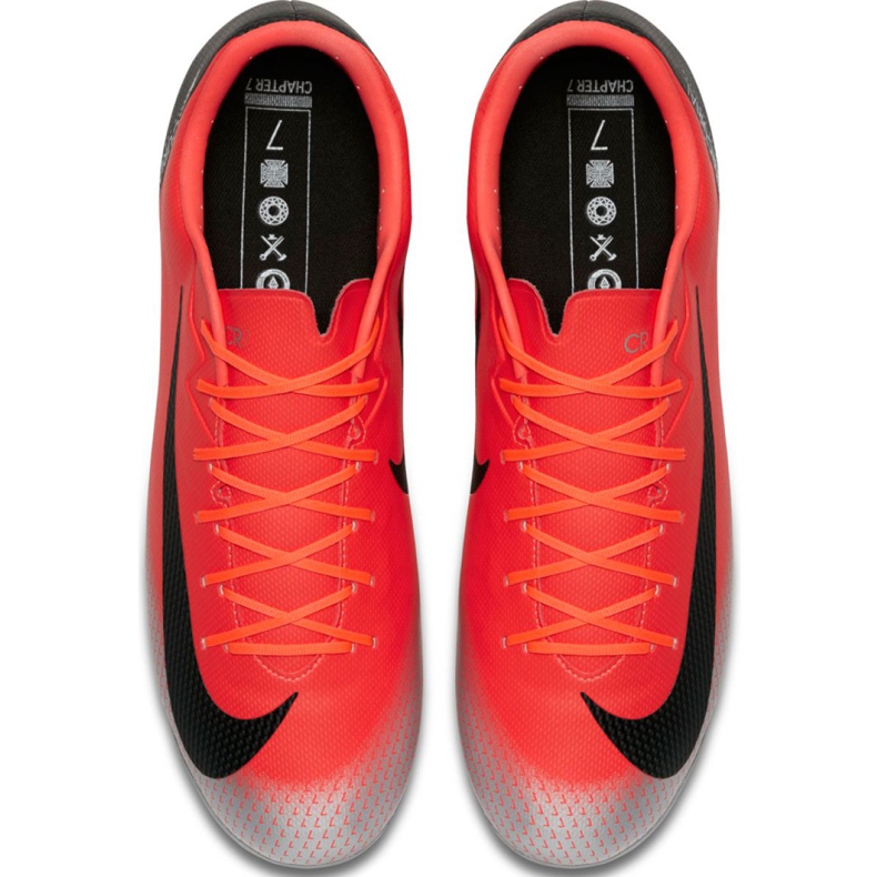 Chuteira Nike Mercurial Vapor 12 Academy CR7 Mg M AJ3721 600 multicolorido vermelho 2 Chuteira Nike Mercurial Vapor 12 Academy CR7 Mg M AJ3721 600 multicolorido vermelho 2