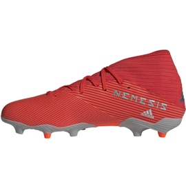 Chuteiras Adidas Nemeziz 19.3 Fg M F34389 multicolorido vermelho 2