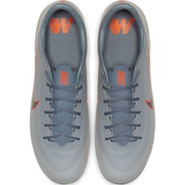 Chuteira Nike Mercurial Vapor 12 Academy Mg M AH7375 408 de futebol multicolorido cinza 1