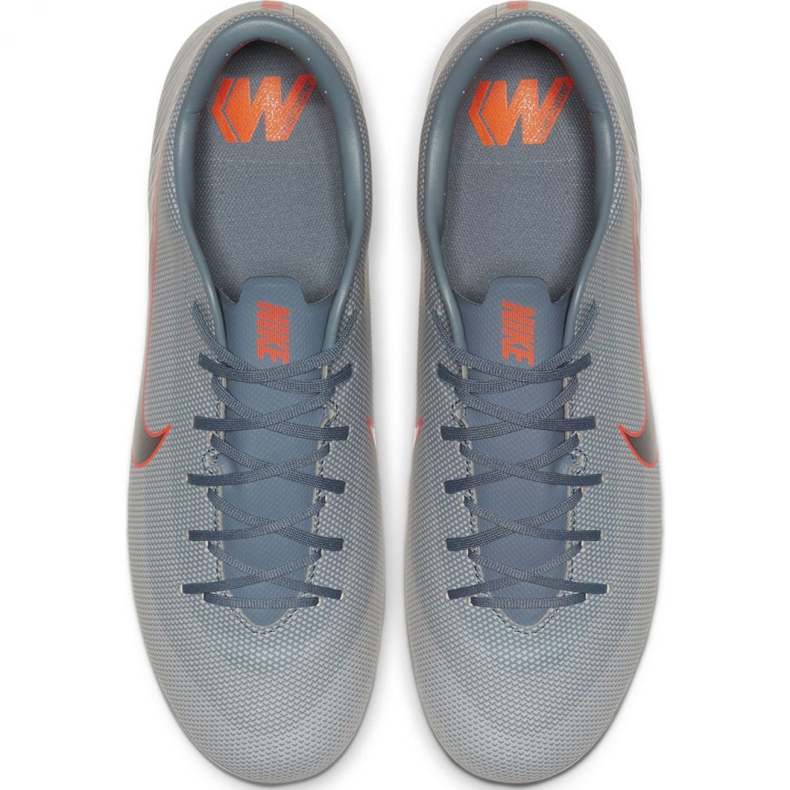 Chuteiras de futebol Nike Mercurial Vapor 12 Academy Mg M AH7375 408 laranja, cinza / prata cinza 1
