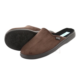 Sapatos masculinos Befado pu 125M008 castanho 4