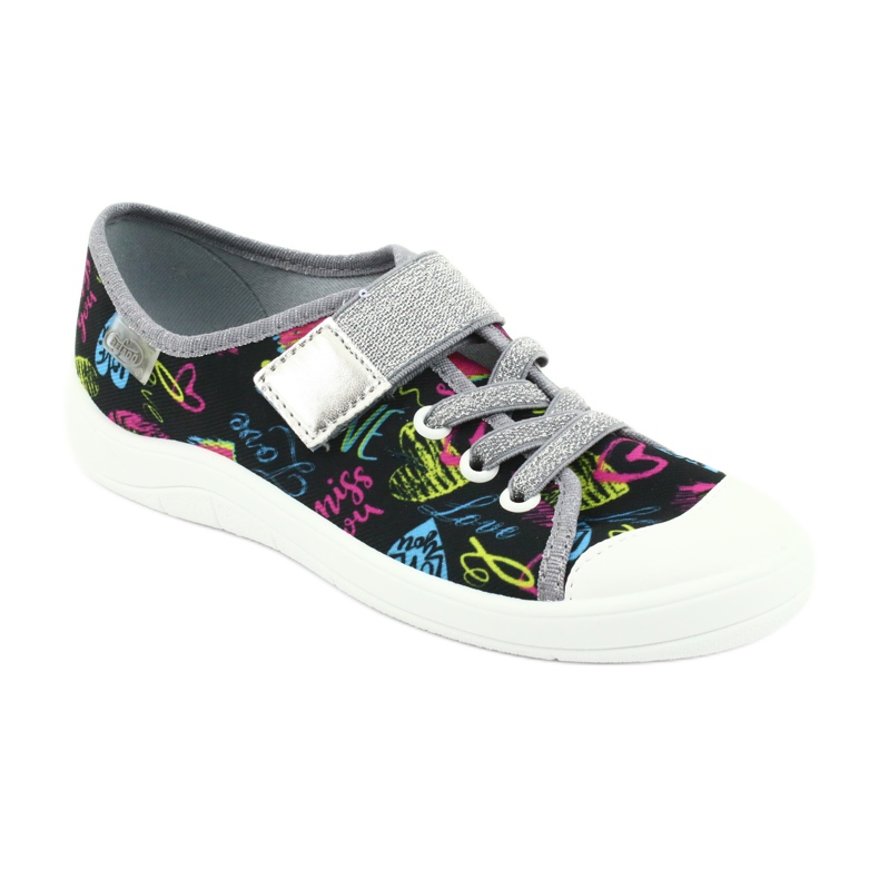 Calçados infantis Befado 251Y137 preto rosa multicolorido 2