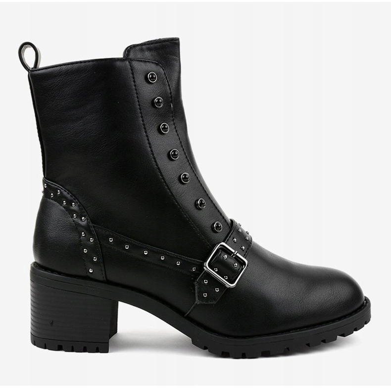 Botas pretas isoladas no poste 1003-1 preto 2 Botas pretas isoladas no poste 1003-1 preto 2