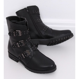 Botas militares pretas com isolamento preto 1952-30 Preto 1