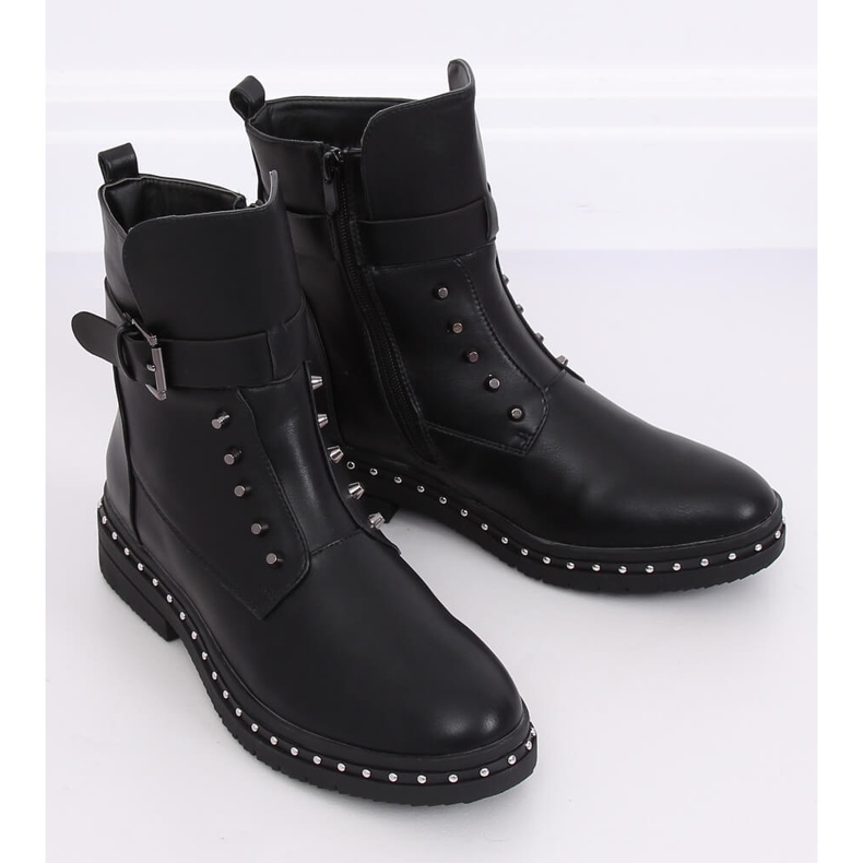 Botas militares pretas com isolamento preto 1946-9 Preto 1