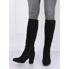 Clássico preto de salto alto 750-05 Preto 1