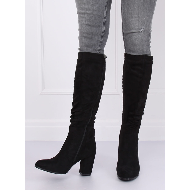 Clássico preto de salto alto 750-05 Preto 1