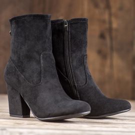 SHELOVET Botas de cano altas pretas preto 1