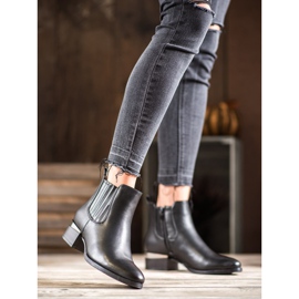 Super Mode Botas Com Salto Decorativo preto 1