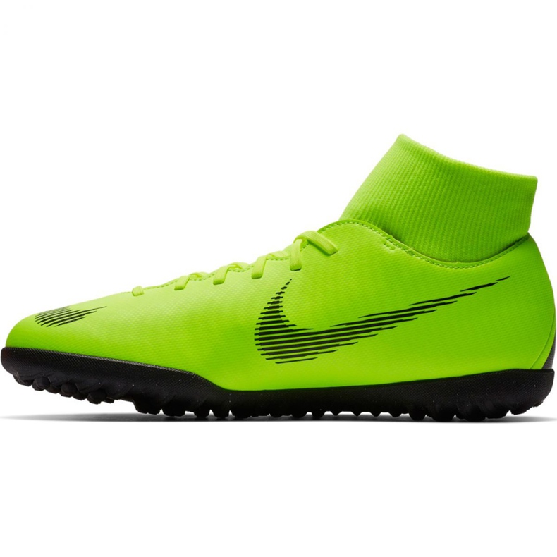 Chuteiras Nike Mercurial Superfly 6 Club Tf M AH7372 701 multicolorido verde 1