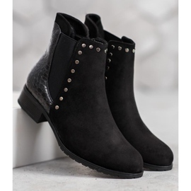 SHELOVET Botas pretas elegantes preto 1