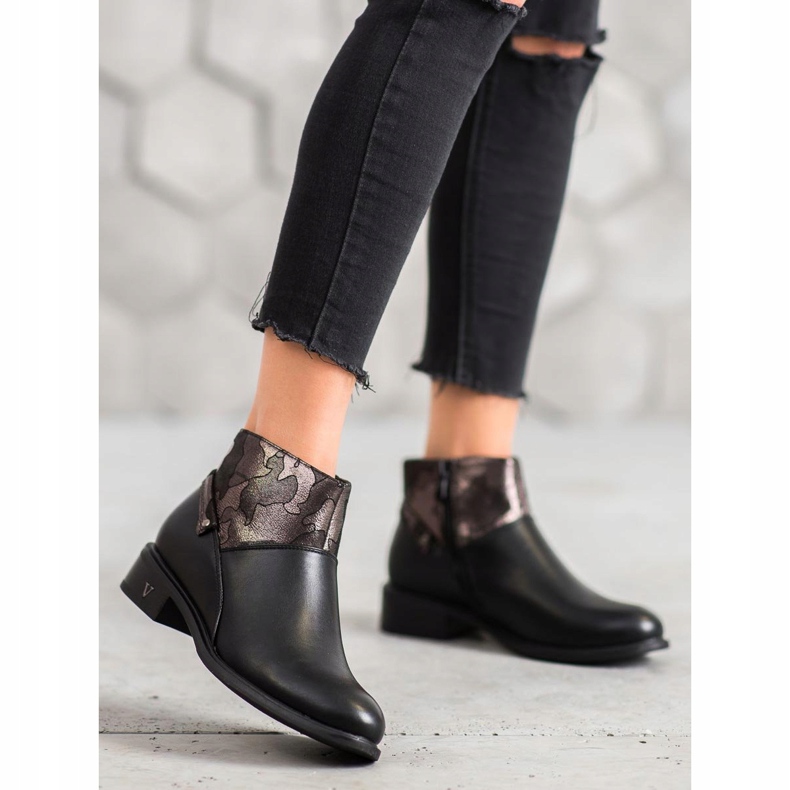 Botas VINCEZA preto multicolorido 2