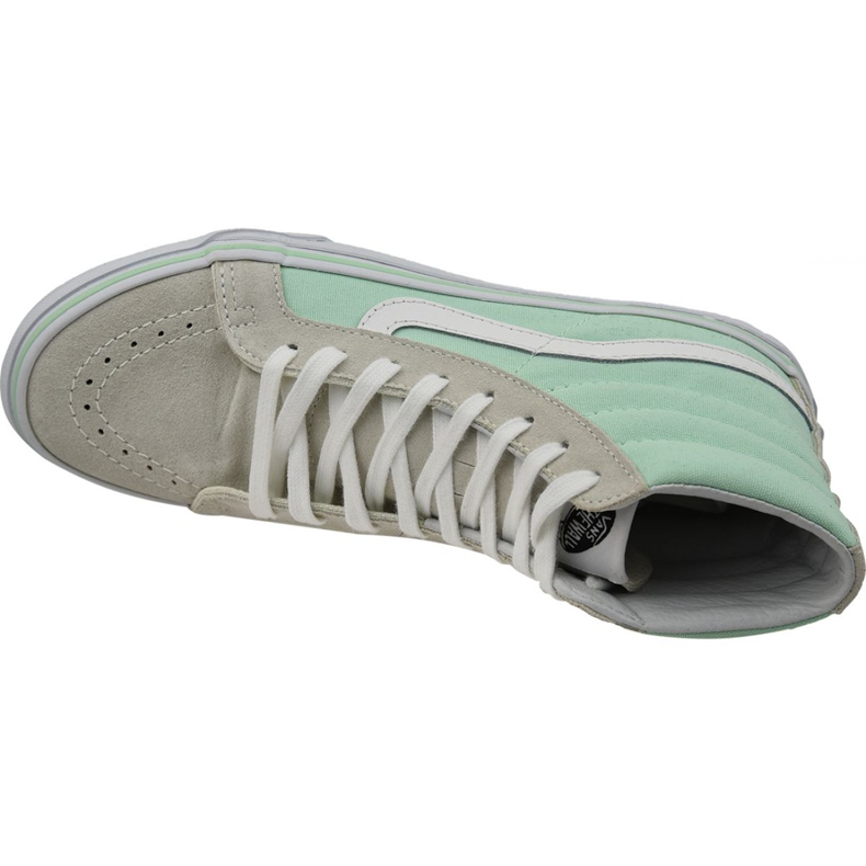 Sapatos Vans Sk8-Hi Slim W VA32R2MQV marrom multicolorido 2