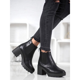 Weide Botas Chelsea da moda preto 1