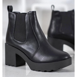 Weide Botas Chelsea da moda preto 2