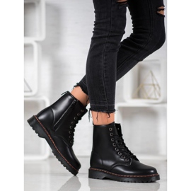 SHELOVET Trabalhadores negros com couro ecológico preto 1