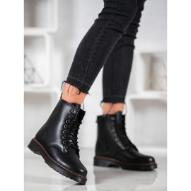 SHELOVET Trabalhadores negros com couro ecológico preto 2