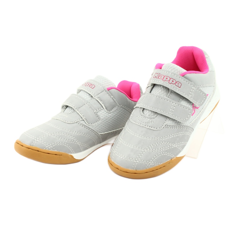 Sapatos Kappa Kickoff Jr 260509K 1522 rosa cinza 3